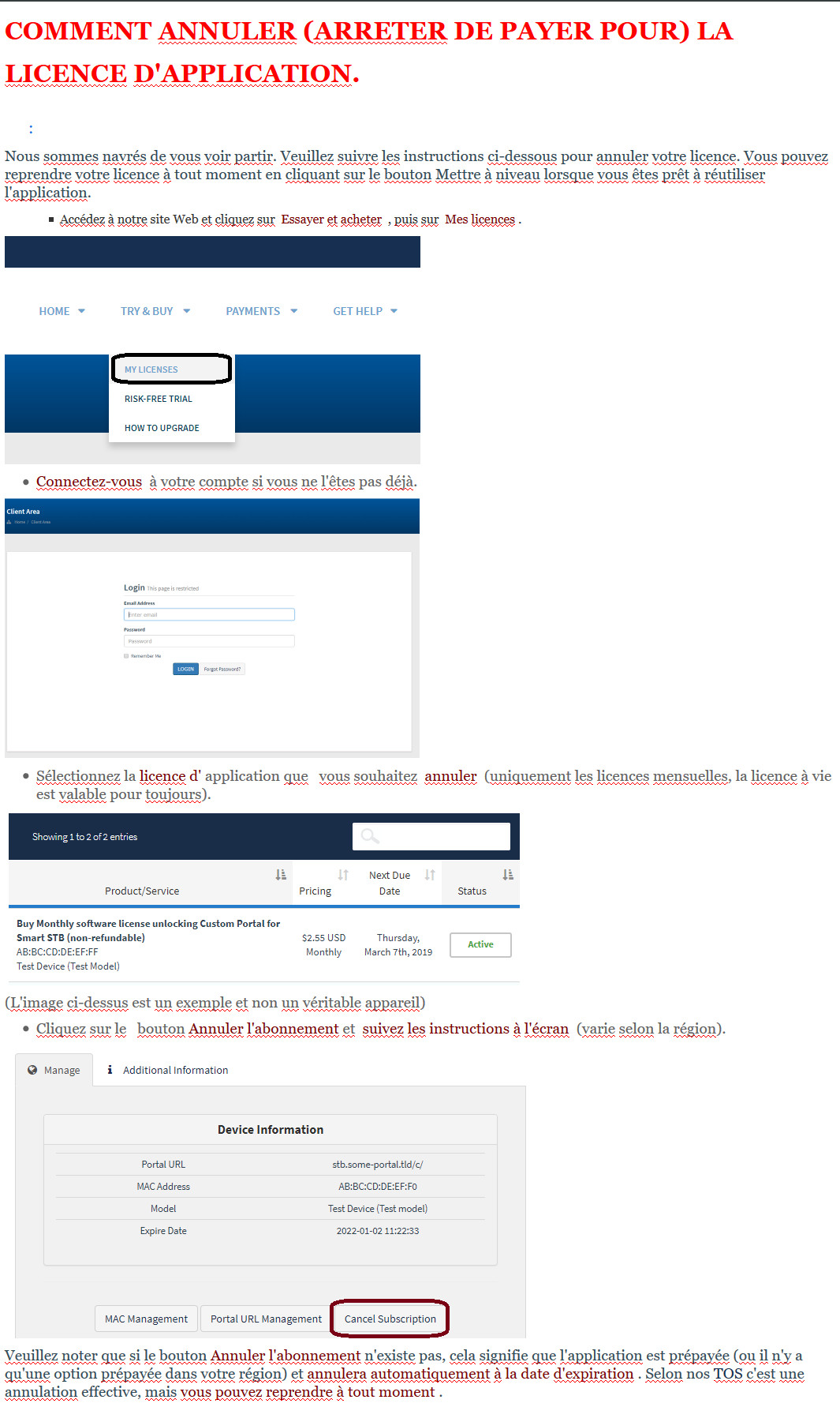 your stb is blocked