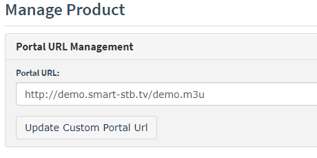 Liste de lecture Smart STB m3u