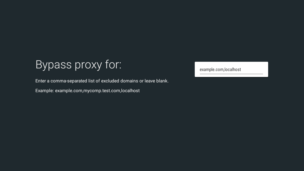 Comment configurer le proxy manuellement?